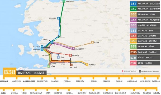izmir denizli tren guzergahi