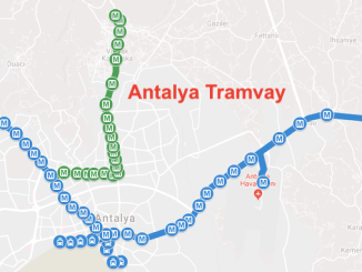Antray Antalya Tramvayı Haritası - RayHaber