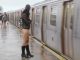New York Metrosunda Yarı Çıplak Eylem - RayHaber
