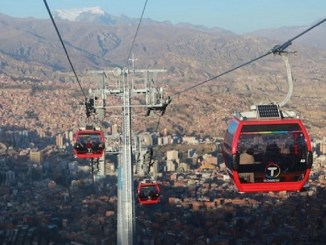 Bolivya’da iki şehir arasına teleferik hattı çekildi - RayHaber
