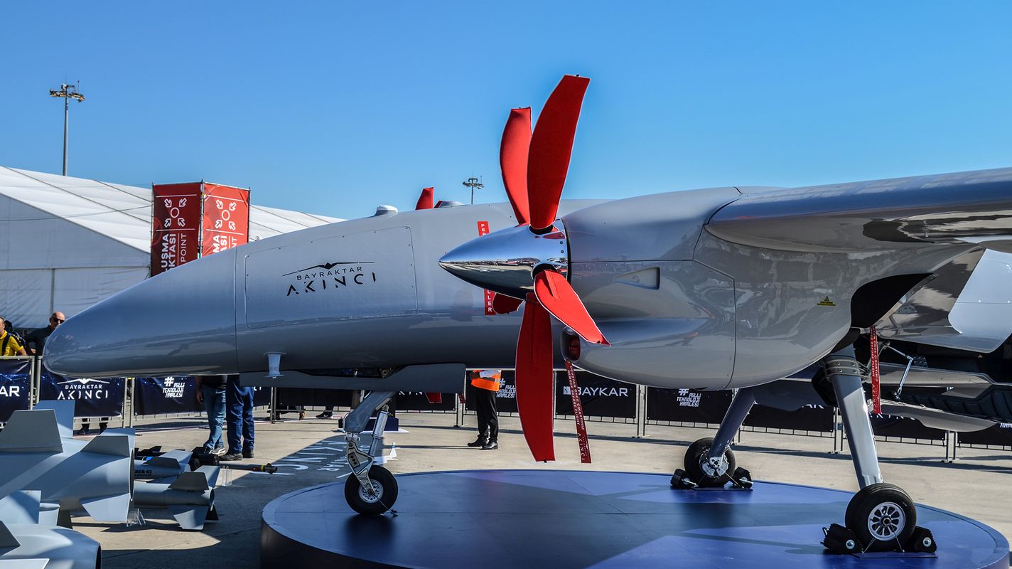 Ku band air satellite communication systems for Akinci and Aksungur are