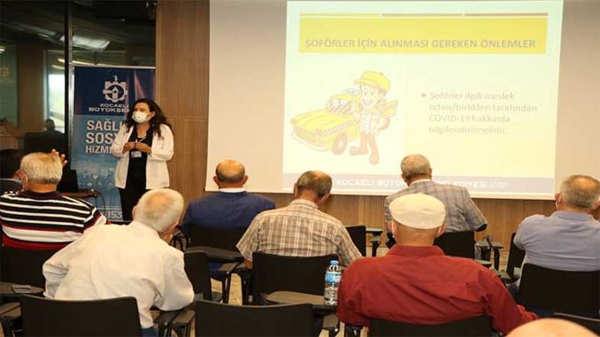 Ticari Taksi Sürücülerine Covid-19 Eğitimi - RayHaber