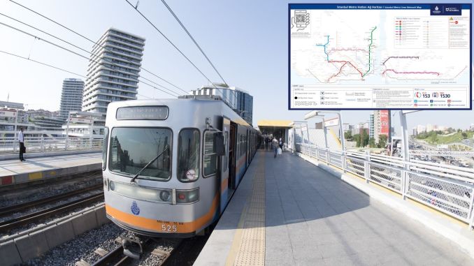 Güncel İstanbul Metro Haritası - RayHaber