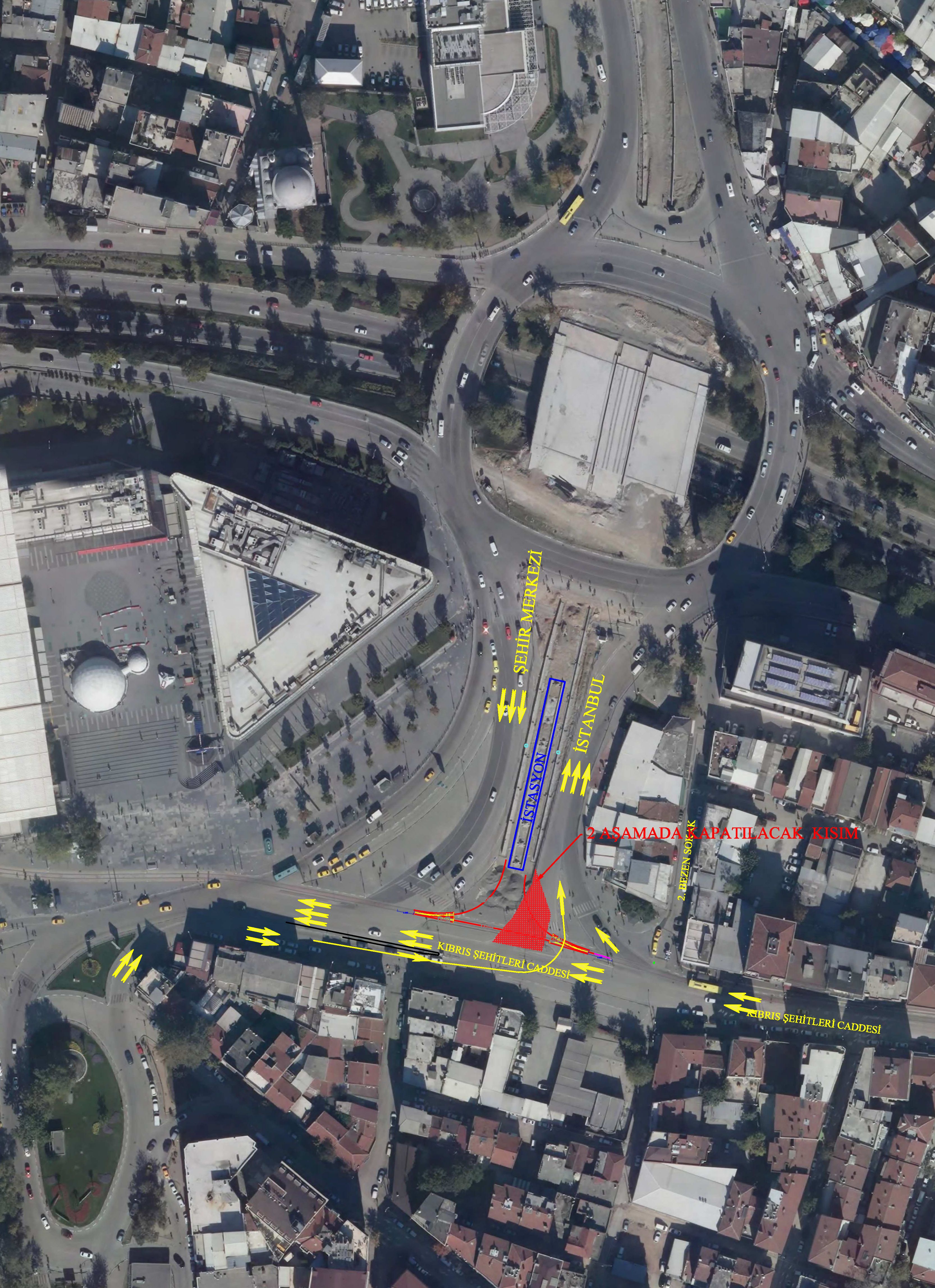 Bursa Kent Meydanında Trafik Düzenlemesi! Bursa Kent Meydanında Trafik Düzenlemesi! - RayHaber