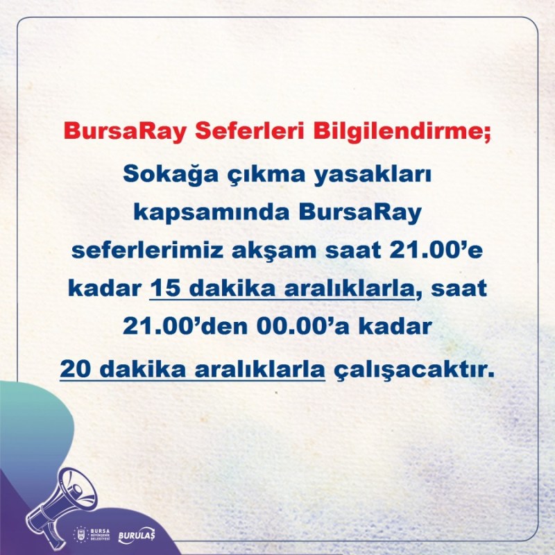 bursaray seferleri