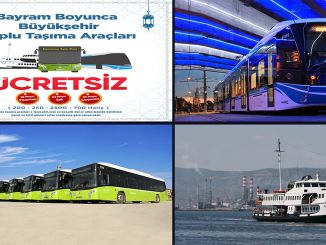 Kocaeli'de Toplu Ulaşım Bayram Süresince Ücretsiz - RayHaber