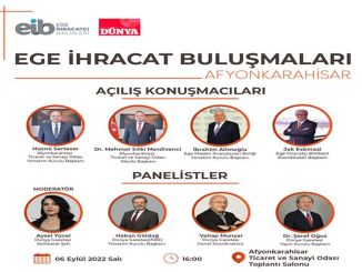 Ege İhracat Buluşmaları’nın 5. Durağı Afyonkarahisar Olacak - RayHaber