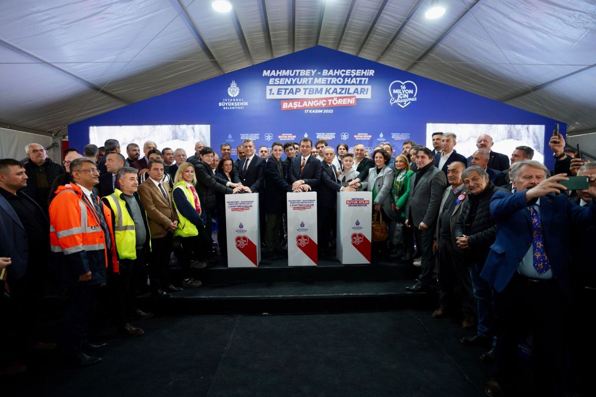 Mahmutbey Bahcesehir Esenyurt Metro Hattinin Yapimi Basladi