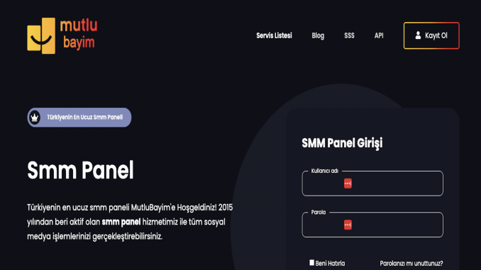 Mutlu Bayim SMM Paneli - RayHaber