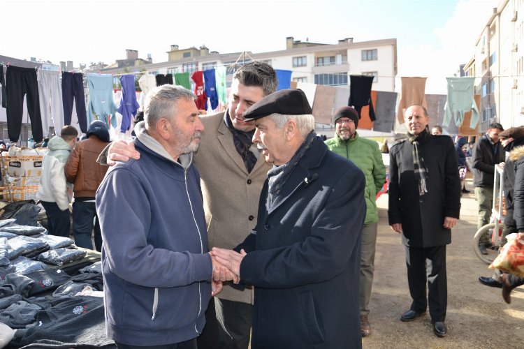 Mehmet Özcan Manifaturacılarda da İlgiyle Karşılandı - RayHaber