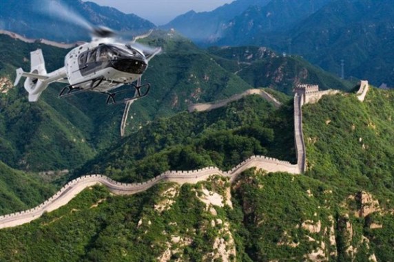 Çin Seddi'ne Helikopter Turları Başladı - RayHaber