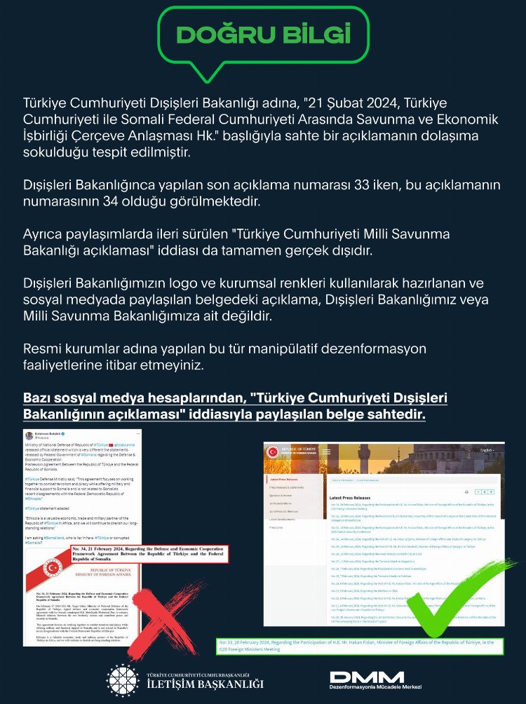İletişim'den 'Dışişleri' Açıklaması - RayHaber