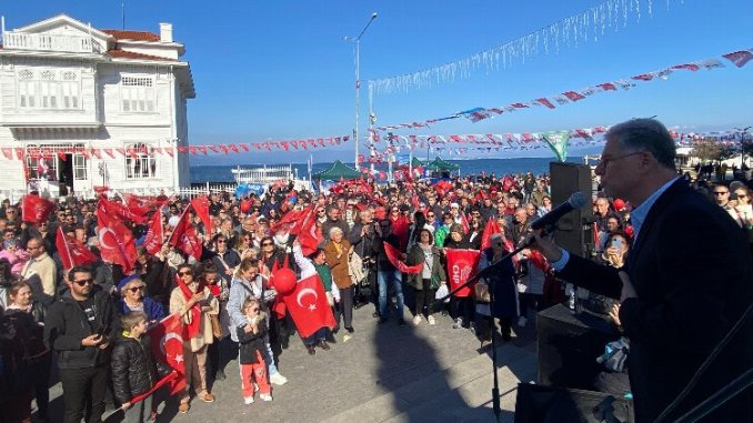 Mudanya'da Dalgıç'tan Nokta Mitingleri - RayHaber