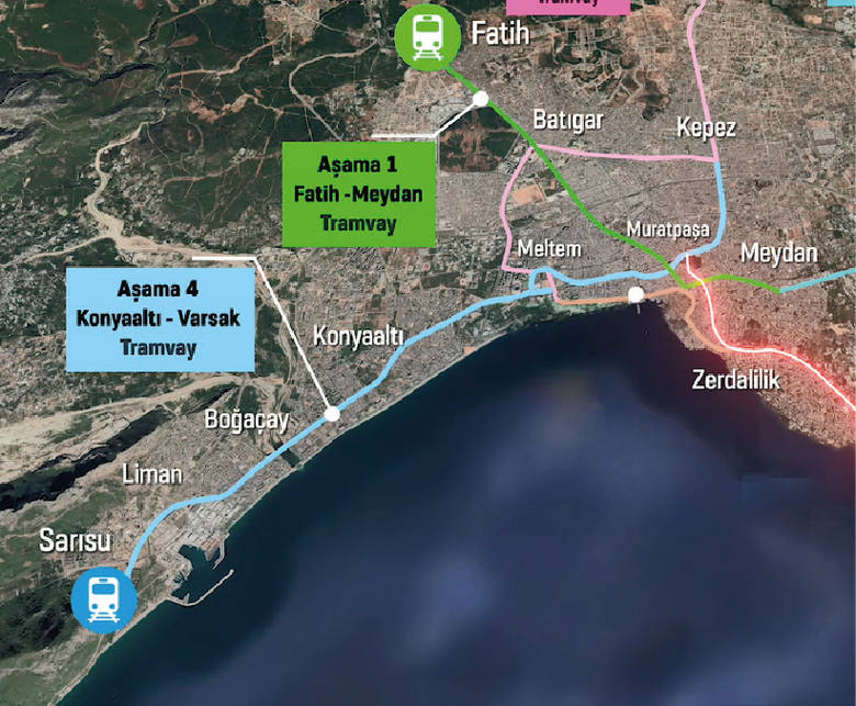 Antalya 4. Aşama Raylı Sistem Hattı İhalesi Sonucu - RayHaber