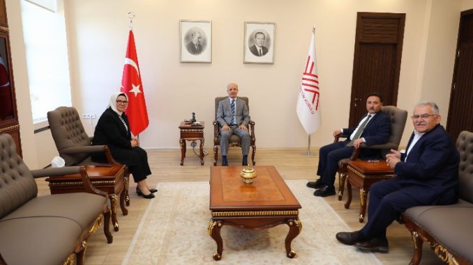 Başkan Büyükkılıç’tan YÖK Başkanı Özvar’a Ziyaret - RayHaber