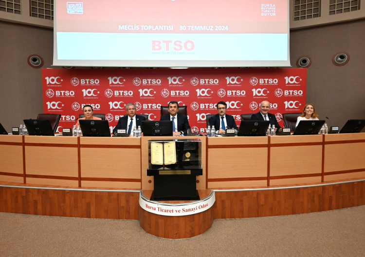 Btso Temmuz Ayı Meclis Toplantısı Gerçekleştirildi - RayHaber