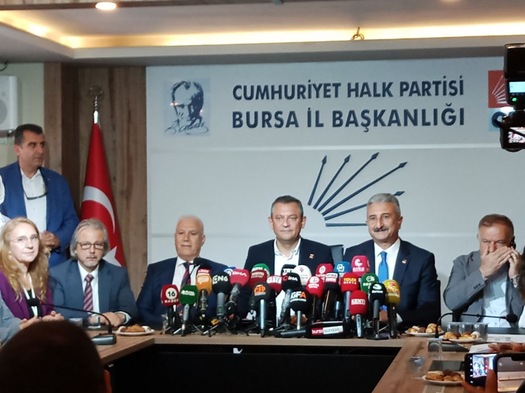 CHP Genel Başkanı Özgür Özel Bursa'da - RayHaber