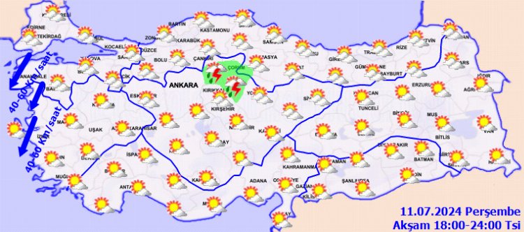 Meteoroloji'den 'Kuvvetli' Uyarı! - RayHaber