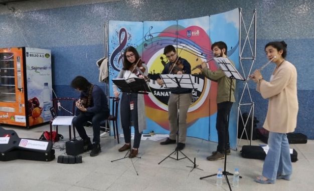 Ankara Metrosu, Müzik ve Sanatın Yeni Merkezi - RayHaber