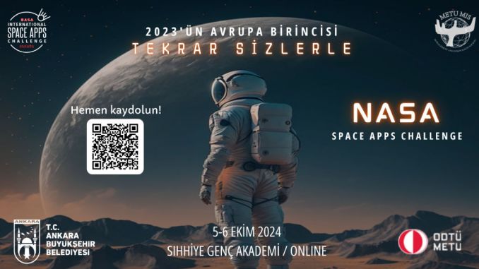 NASA Space Apps Challenge 2024 Ankara’da Başlıyor - RayHaber