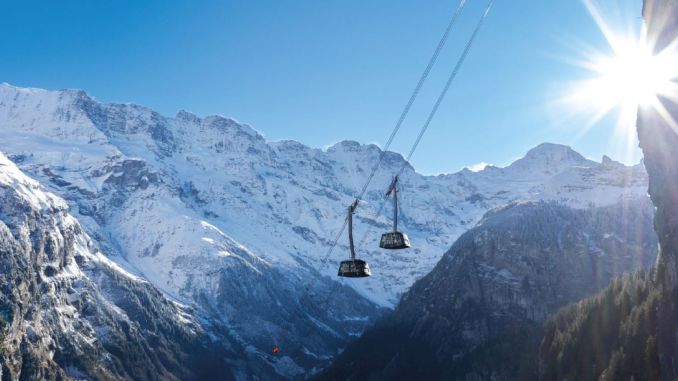 Dünyanın En Dik Teleferiği İsviçre Alplerinde Seferlere Başladı - RayHaber