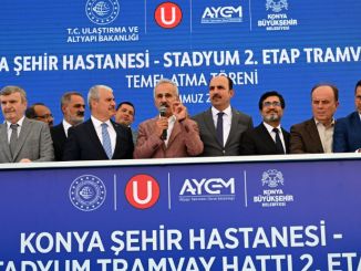 Konya'da Yeni Tramvay Hattının Temeli Atıldı - RayHaber