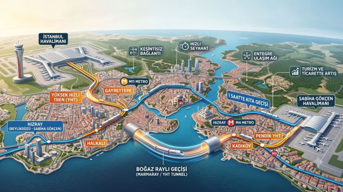 İstanbul’un İki Havalimanı Raylarla Birleşiyor - RayHaber