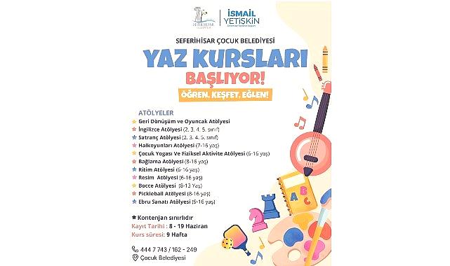 Seferihisar’da Çocuklar İçin Dolu Dolu Yaz Programı - RayHaber