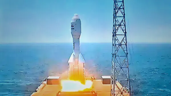 Çin’in Gravity-1 Roketiyle Başarıyla Yörüngeye Yerleştirilen 9 Uydu - RayHaber