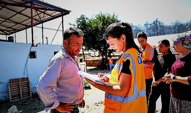 Antalya’da Yangınzedeler İçin Hasar Tespit Çalışmaları Sürüyor - RayHaber